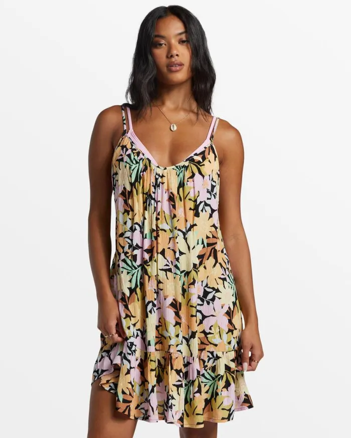 Billabong Dresses Beach Vibes Swim Cover Up Black Pebble 2 8211 Women