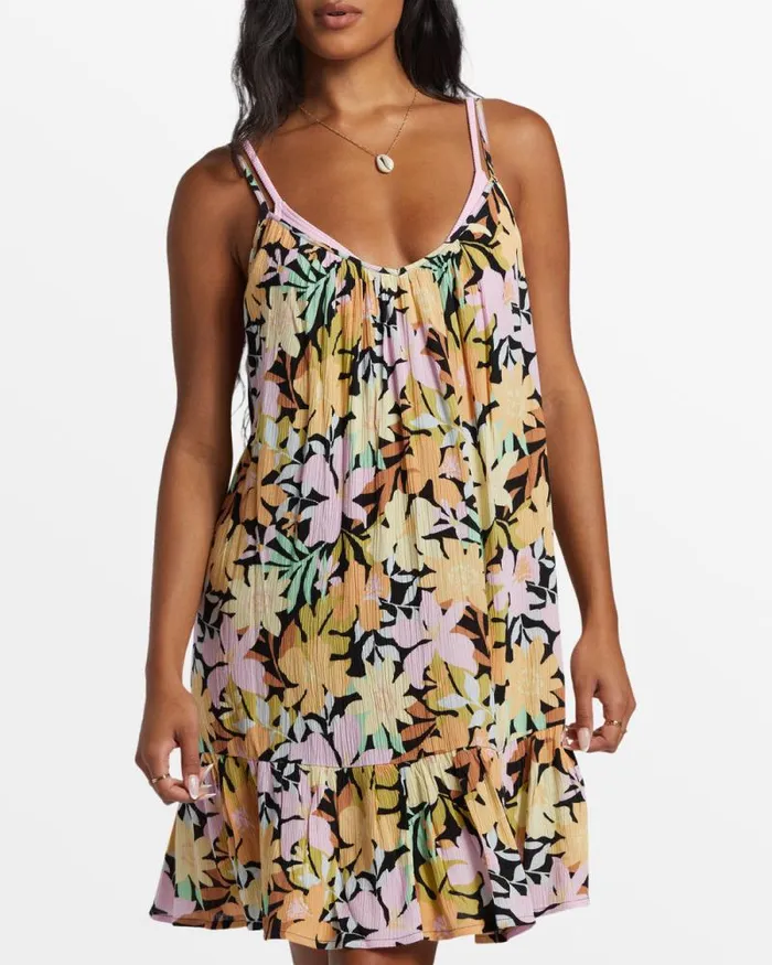 Billabong Dresses Beach Vibes Swim Cover Up Black Pebble 2 8211 Women