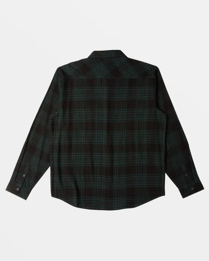 Billabong Flannels Coastline Long Sleeve Flannel Shirt Black 8211 Men Billabong Flannels Coastline Long Sleeve Flannel Shirt Black 8211 Men