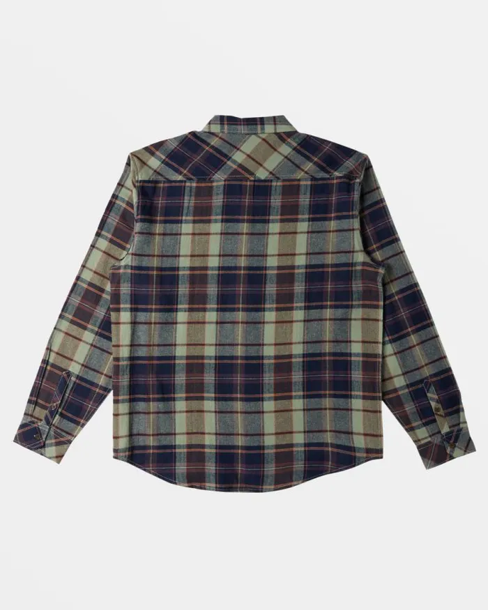 Billabong Flannels Coastline Long Sleeve Flannel Shirt Fern 8211 Men Billabong Flannels Coastline Long Sleeve Flannel Shirt Fern 8211 Men