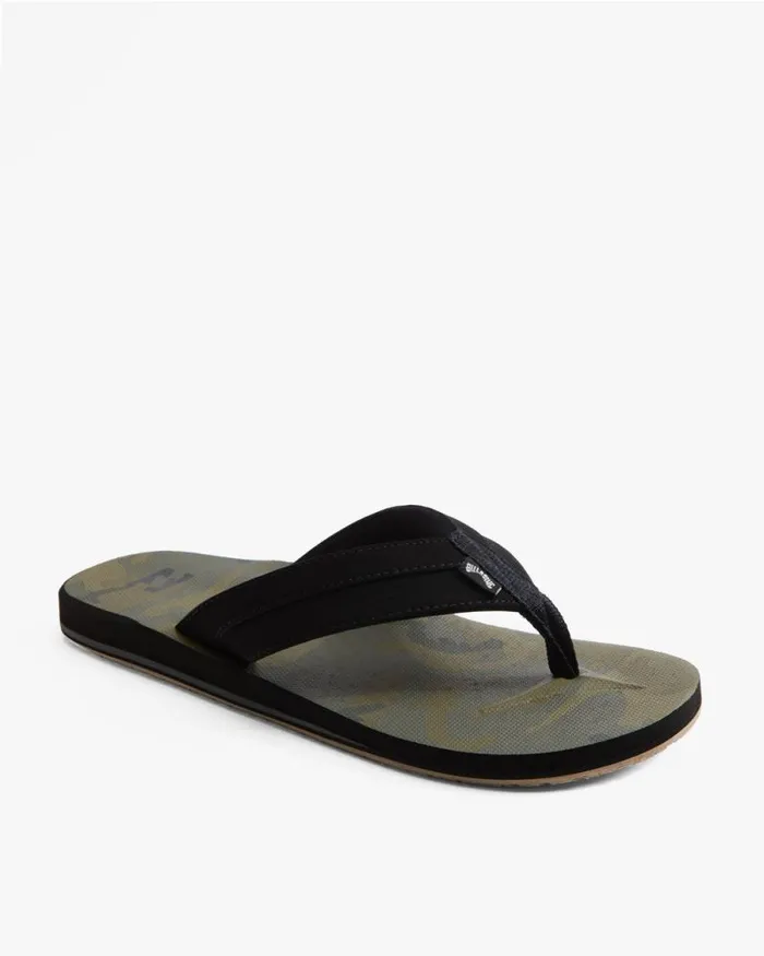 Billabong Flip Flops All Day Impact Print SlipOn Sandals Military Camo 8211 Men Billabong Flip Flops All Day Impact Print SlipOn Sandals Military Camo 8211 Men