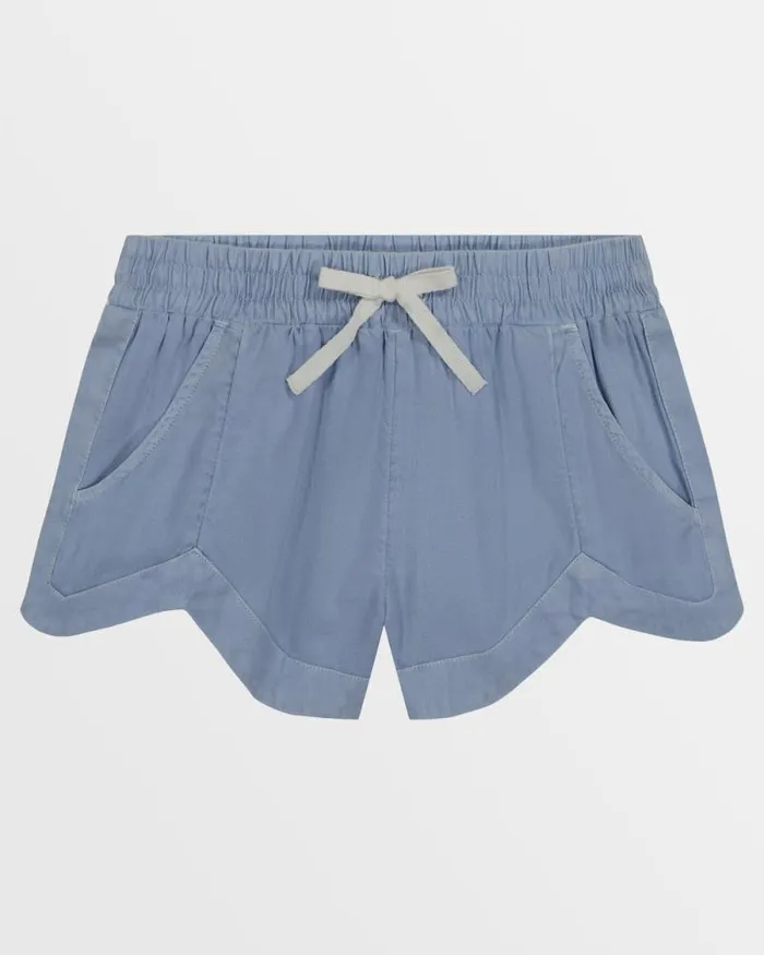 Billabong Girls039 Bottoms Girls Mad For You Shorts Light Chambray 8211 Women