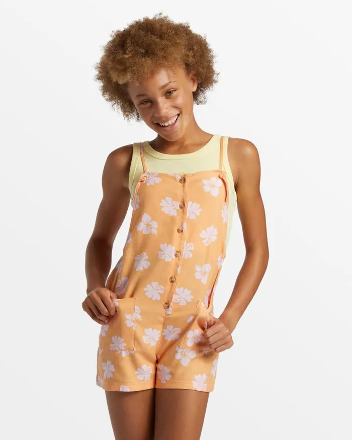 Billabong Girls039 Dresses and Rompers Girls Wave Watch Romper Tangy Peach 8211 Women Billabong Girls039 Dresses and Rompers Girls Wave Watch Romper Tangy Peach 8211 Women