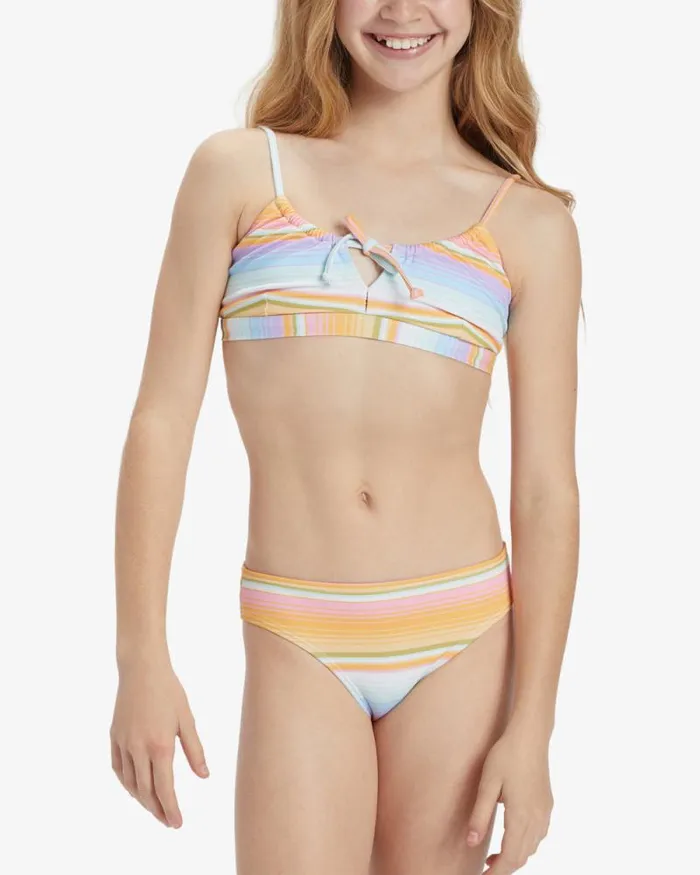 Billabong Girls039 Swim Girls Blissed Out Coco Bralette Set Bikini Set Multi 8211 Women Billabong Girls039 Swim Girls Blissed Out Coco Bralette Set Bikini Set Multi 8211 Women