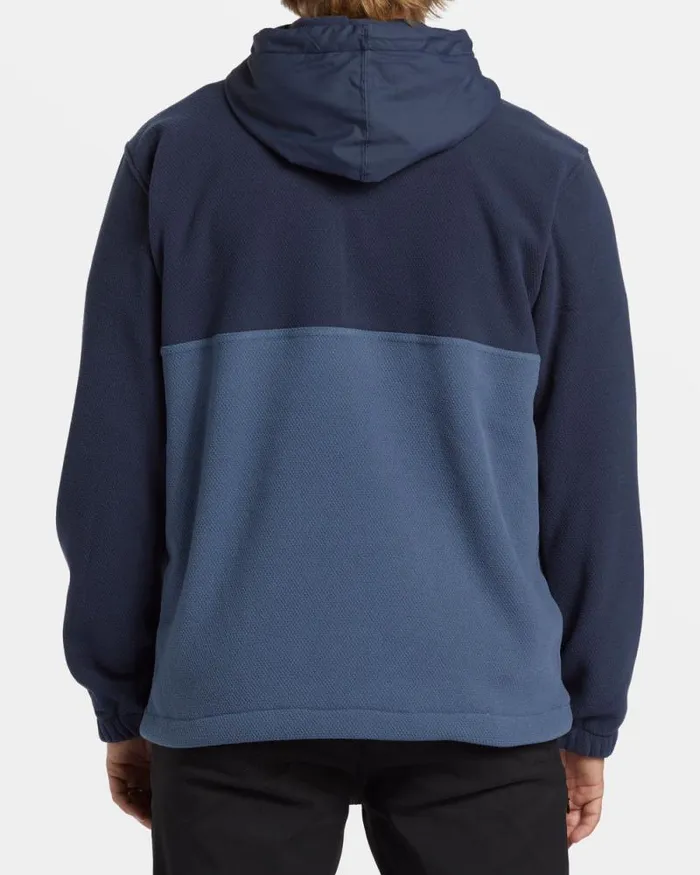 Billabong Hoodies and Fleece ADiv Boundary Hooded HalfZip Pullover Dusty Navy 8211 Men