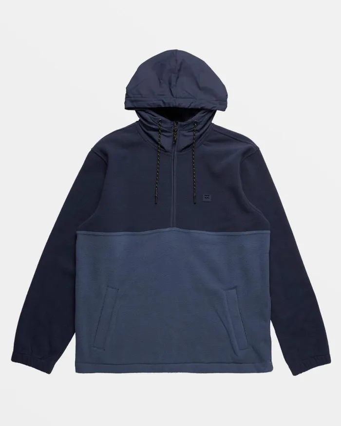 Billabong Hoodies and Fleece ADiv Boundary Hooded HalfZip Pullover Dusty Navy 8211 Men