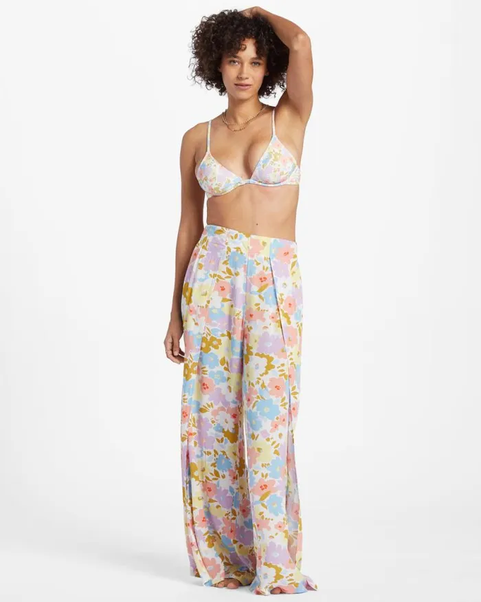 Billabong Jeans and Pants Split Spirit Floral Pants White Multi 8211 Women