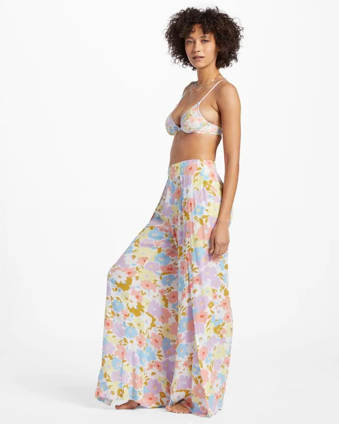 Billabong Jeans and Pants Split Spirit Floral Pants White Multi 8211 Women