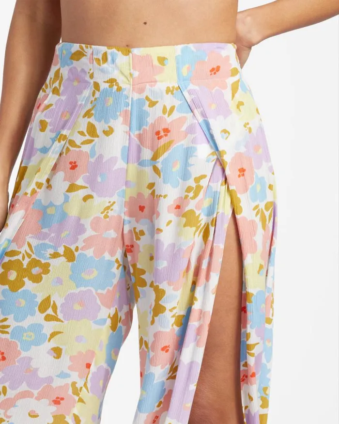 Billabong Jeans and Pants Split Spirit Floral Pants White Multi 8211 Women