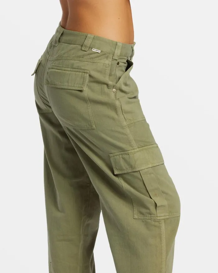 Billabong Jeans and Pants Walk Along Pants Army 8211 Women Billabong Jeans and Pants Walk Along Pants Army 8211 Women