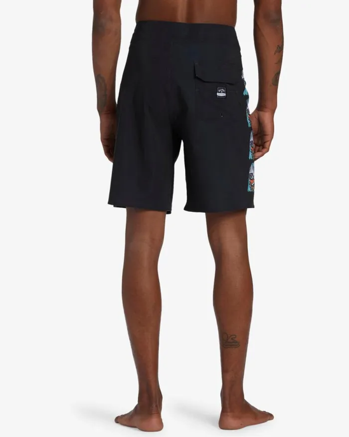 Billabong Long Length 18034 8211 21034 Skulls D Bah Pro 18034 Boardshorts Black 8211 Men