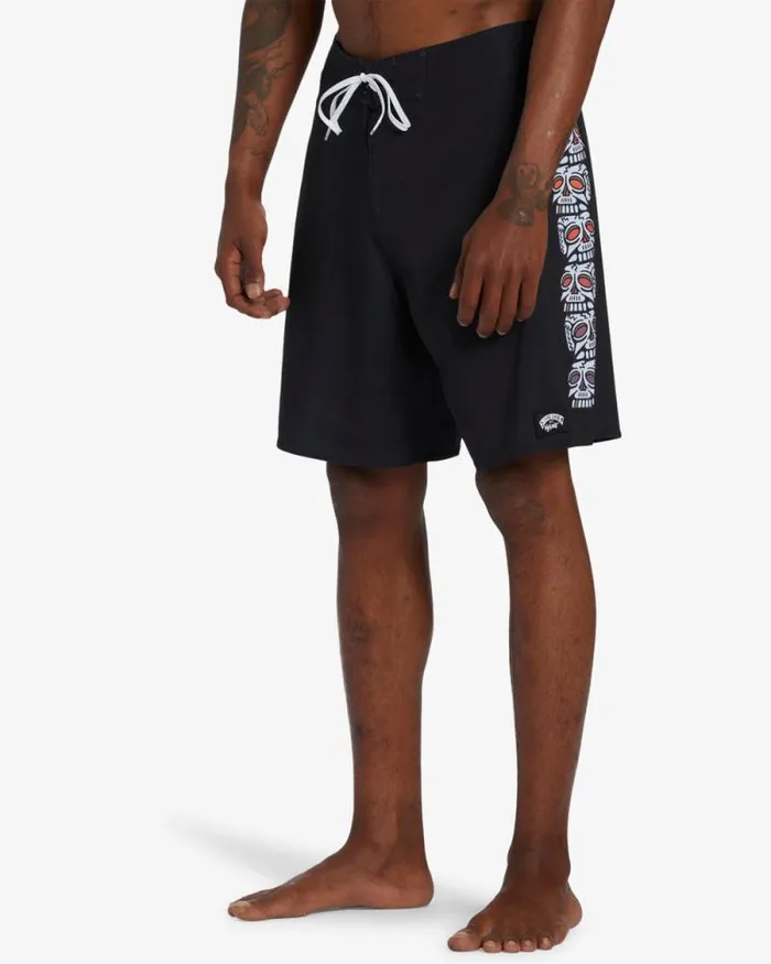 Billabong Long Length 18034 8211 21034 Skulls D Bah Pro 18034 Boardshorts Black 8211 Men