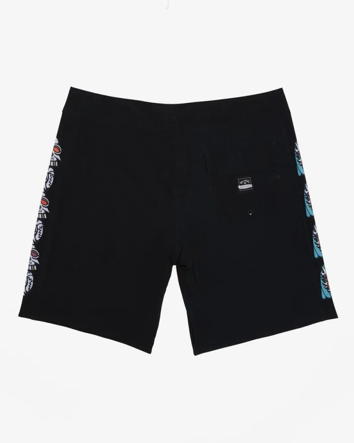 Billabong Long Length 18034 8211 21034 Skulls D Bah Pro 18034 Boardshorts Black 8211 Men