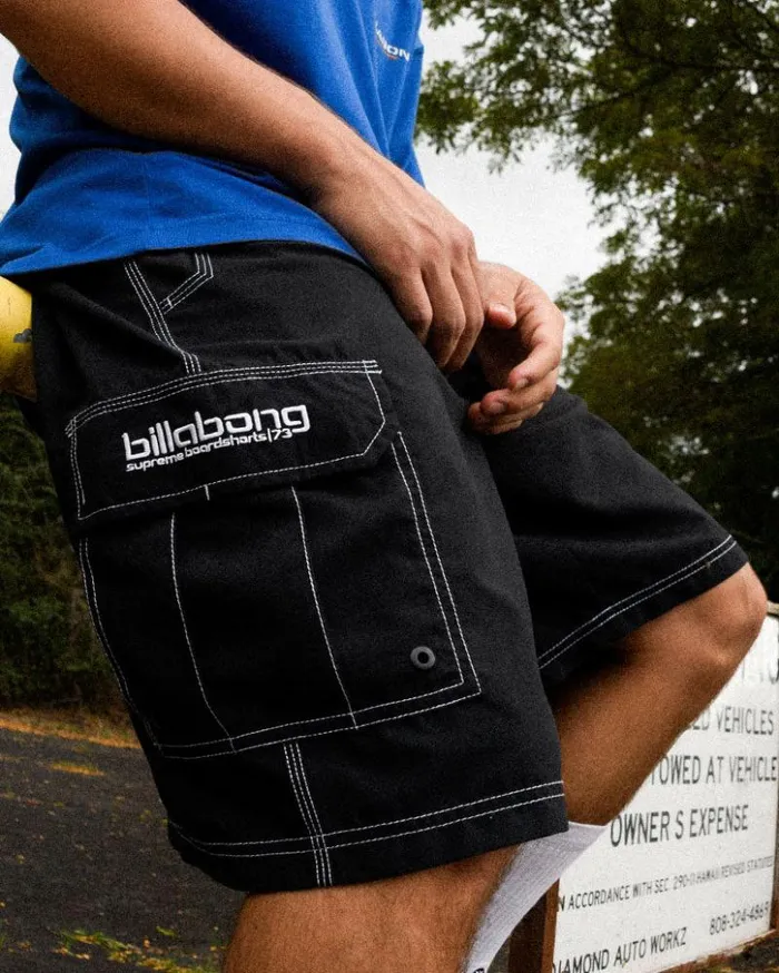 Billabong Long Length 18034 8211 21034 Throw On Layback 21034 Swim Trunks Black 8211 Men Billabong Long Length 18034 8211 21034 Throw On Layback 21034 Swim Trunks Black 8211 Men