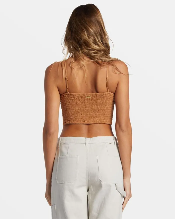 Billabong Matching Sets By The Sea Crop Top Sandalwood 8211 Women Billabong Matching Sets By The Sea Crop Top Sandalwood 8211 Women