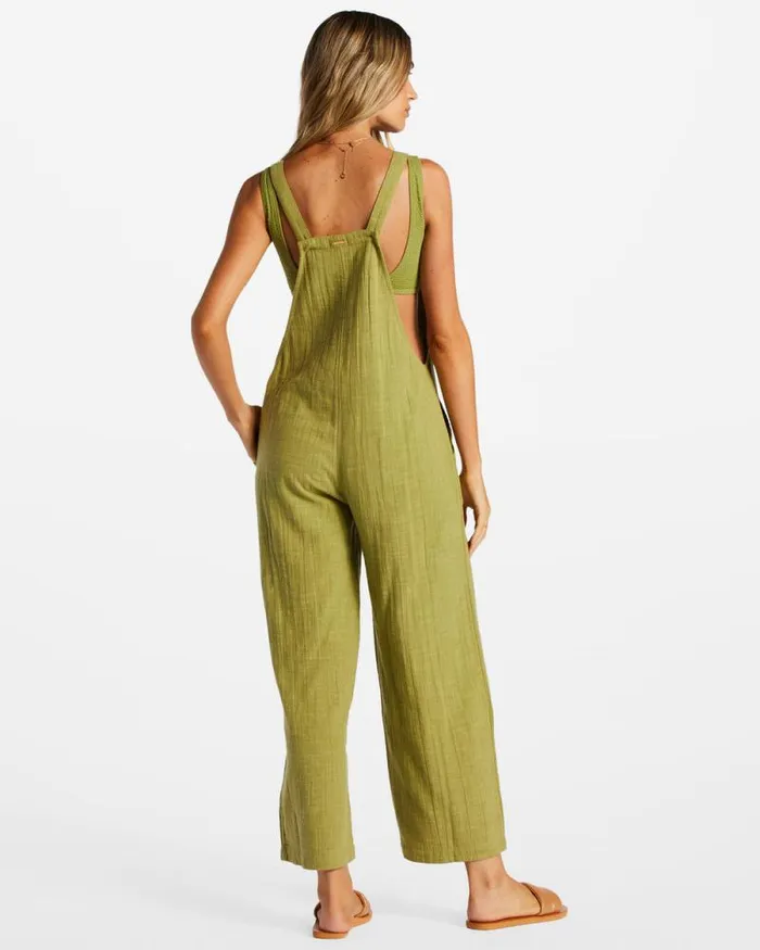 Billabong Rompers and Jumpsuits Pacific Time Strappy Jumpsuit Green Eyes 8211 Women Billabong Rompers and Jumpsuits Pacific Time Strappy Jumpsuit Green Eyes 8211 Women