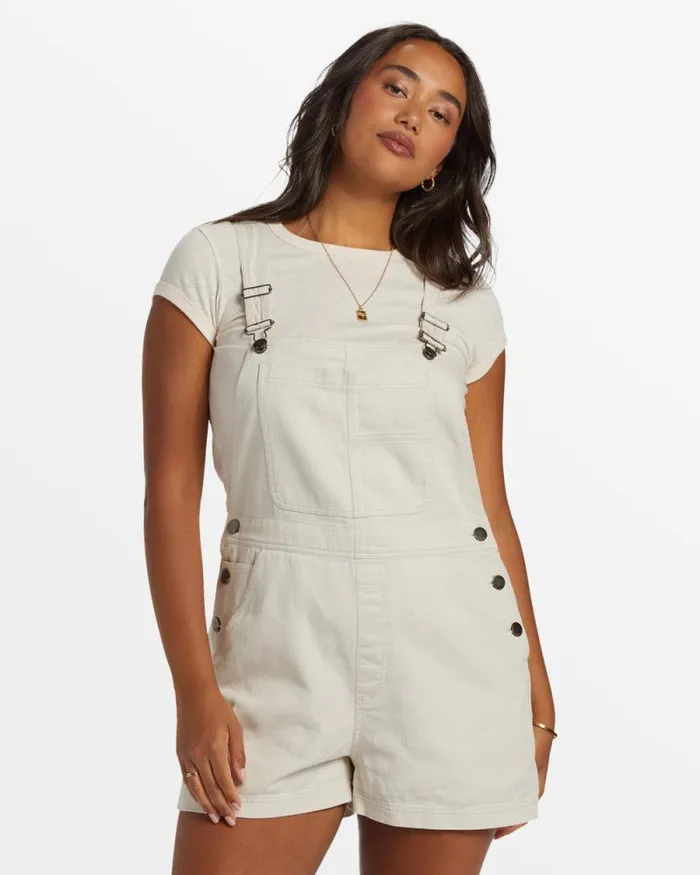 Billabong Rompers and Jumpsuits Sand Canyon Denim Shorts Whitecap 8211 Women Billabong Rompers and Jumpsuits Sand Canyon Denim Shorts Whitecap 8211 Women