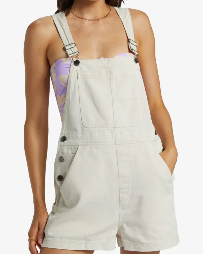 Billabong Rompers and Jumpsuits Sand Canyon Denim Shorts Whitecap 8211 Women Billabong Rompers and Jumpsuits Sand Canyon Denim Shorts Whitecap 8211 Women