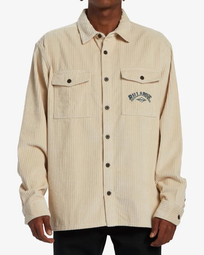 Billabong Shirts Bong Days Long Sleeve Cord Shirt Chino 8211 Men