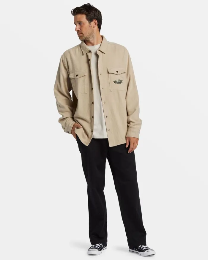 Billabong Shirts Bong Days Long Sleeve Cord Shirt Sand 8211 Men Billabong Shirts Bong Days Long Sleeve Cord Shirt Sand 8211 Men