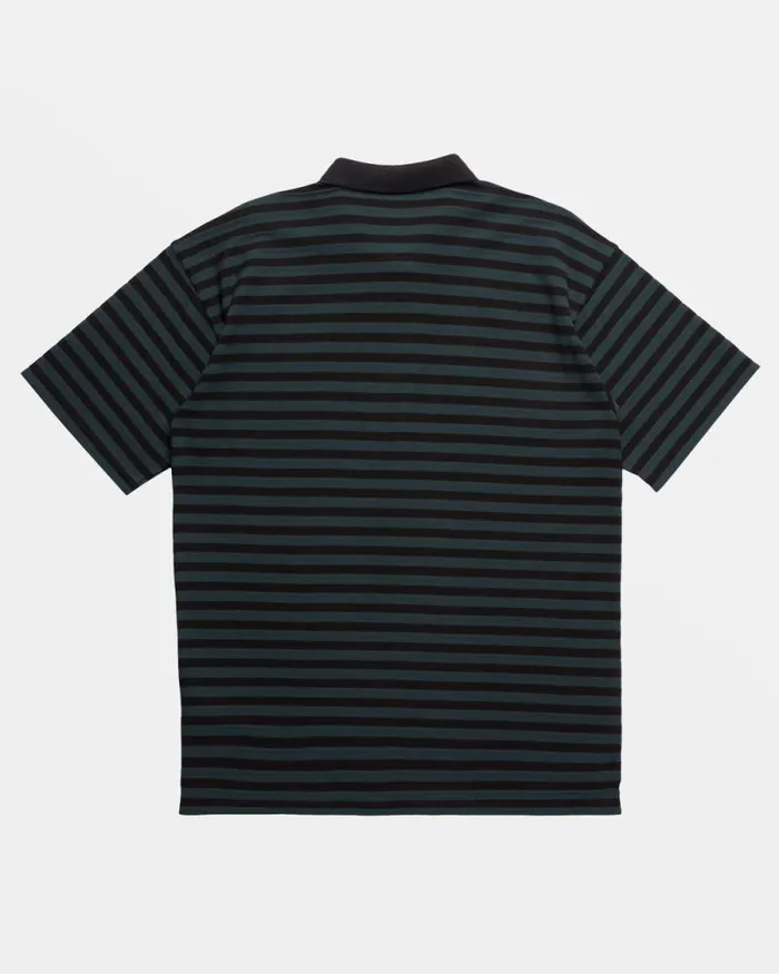 Billabong Shirts Neutron Short Sleeve Polo Shirt Black 8211 Men