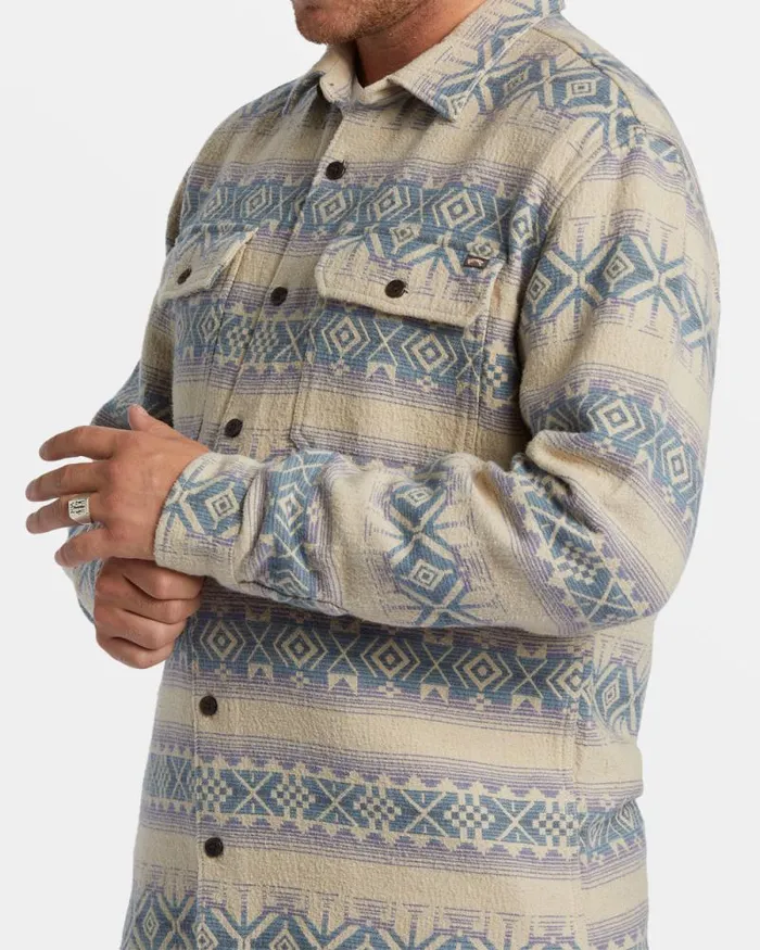 Billabong Shirts Offshore Jacquard Flannel Long Sleeve Shirt Taupe 8211 Men Billabong Shirts Offshore Jacquard Flannel Long Sleeve Shirt Taupe 8211 Men