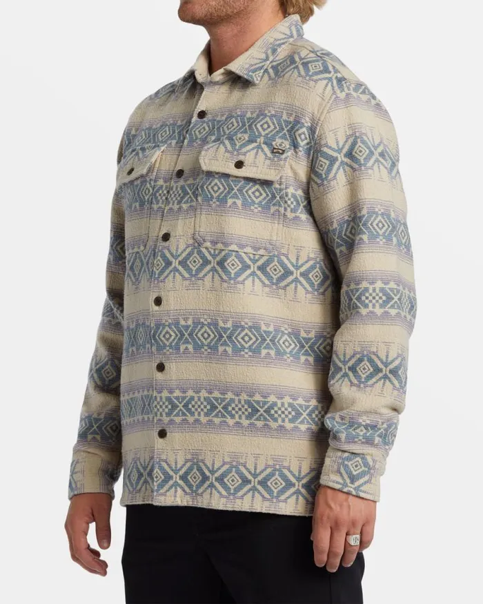 Billabong Shirts Offshore Jacquard Flannel Long Sleeve Shirt Taupe 8211 Men Billabong Shirts Offshore Jacquard Flannel Long Sleeve Shirt Taupe 8211 Men