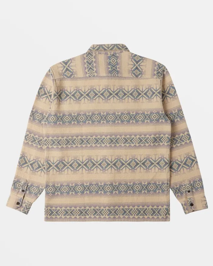 Billabong Shirts Offshore Jacquard Flannel Long Sleeve Shirt Taupe 8211 Men Billabong Shirts Offshore Jacquard Flannel Long Sleeve Shirt Taupe 8211 Men