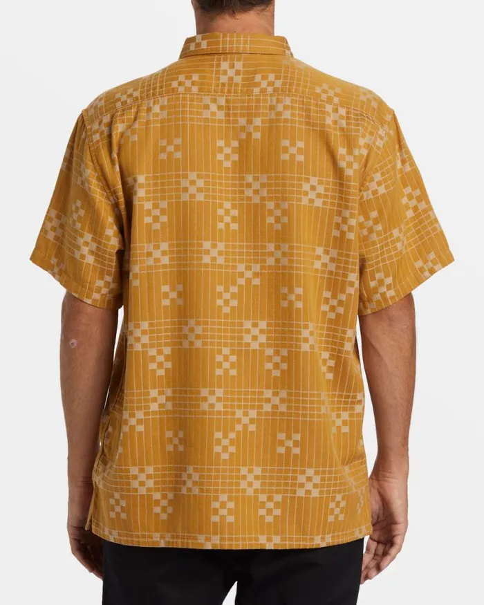 Billabong Shirts Sundays Jacquard Short Sleeve Shirt Dijon 8211 Men Billabong Shirts Sundays Jacquard Short Sleeve Shirt Dijon 8211 Men