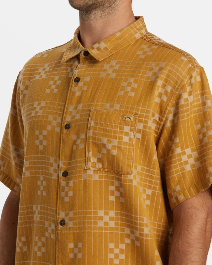Billabong Shirts Sundays Jacquard Short Sleeve Shirt Dijon 8211 Men Billabong Shirts Sundays Jacquard Short Sleeve Shirt Dijon 8211 Men