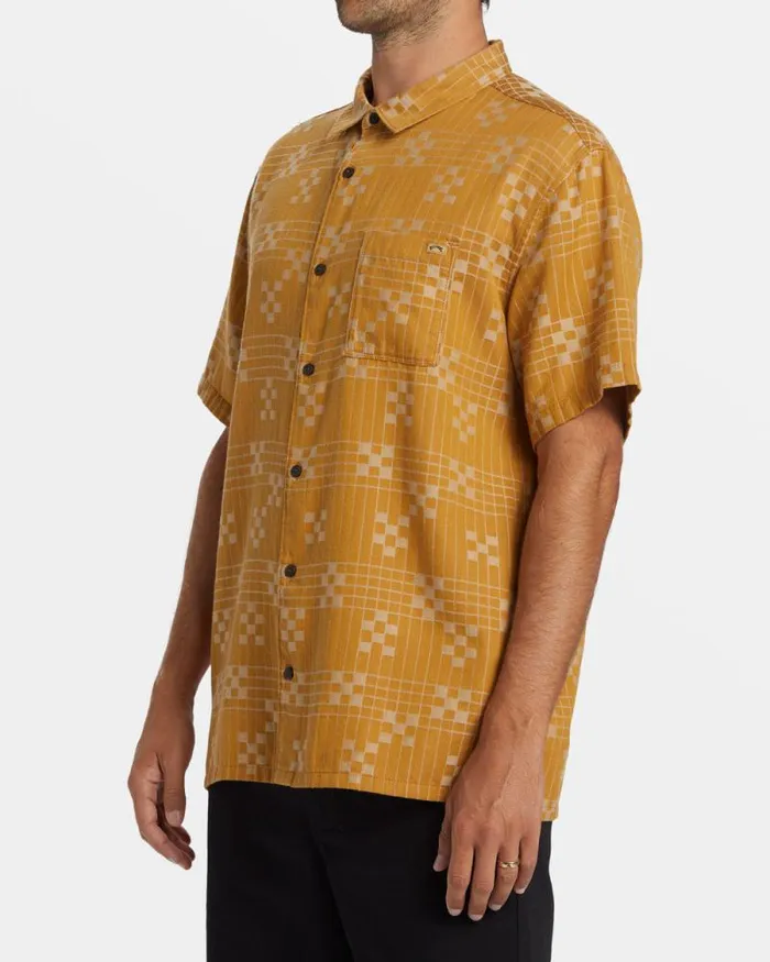 Billabong Shirts Sundays Jacquard Short Sleeve Shirt Dijon 8211 Men Billabong Shirts Sundays Jacquard Short Sleeve Shirt Dijon 8211 Men