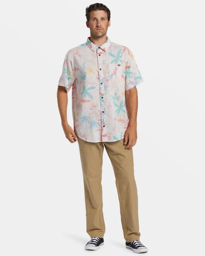 Billabong Shirts Sundays Short Sleeve Shirt Fog 8211 Men Billabong Shirts Sundays Short Sleeve Shirt Fog 8211 Men
