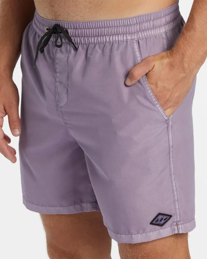 Billabong Short Length 16034 8211 175034 All Day Overdyed Layback 17034 Swim Trunks Purple Ash 8211 Men Billabong Short Length 16034 8211 175034 All Day Overdyed Layback 17034 Swim Trunks Purple Ash 8211 Men