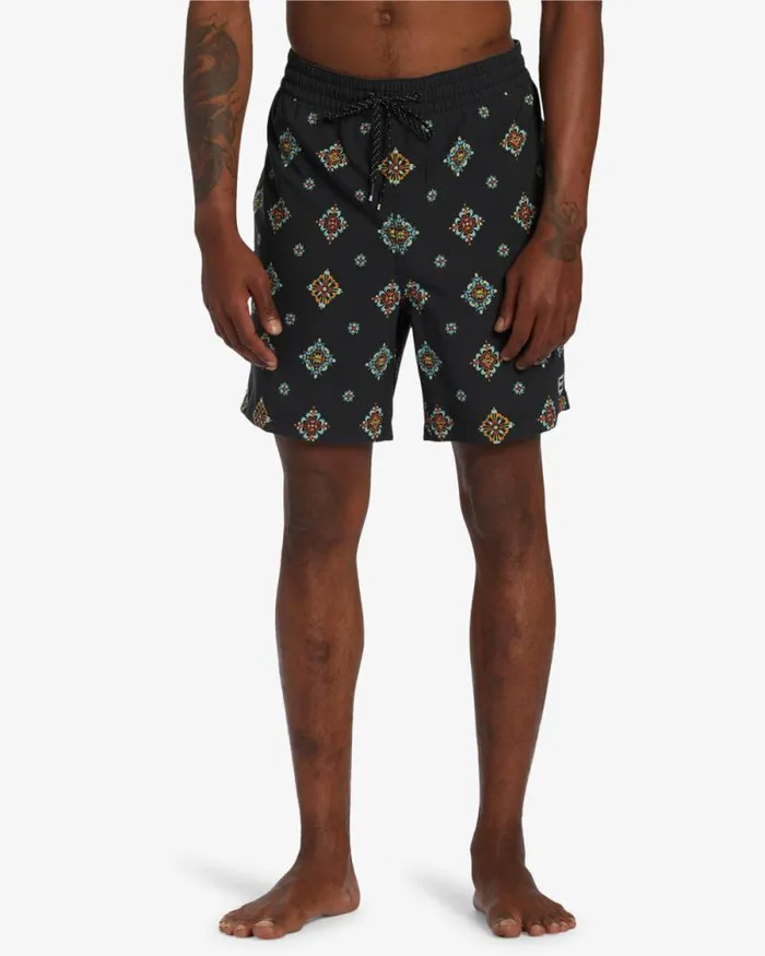 Billabong Short Length 16034 8211 175034 Good Times Layback 16034 Swim Trunks Night 8211 Men