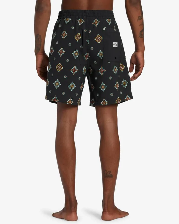 Billabong Short Length 16034 8211 175034 Good Times Layback 16034 Swim Trunks Night 8211 Men