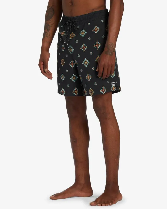 Billabong Short Length 16034 8211 175034 Good Times Layback 16034 Swim Trunks Night 8211 Men
