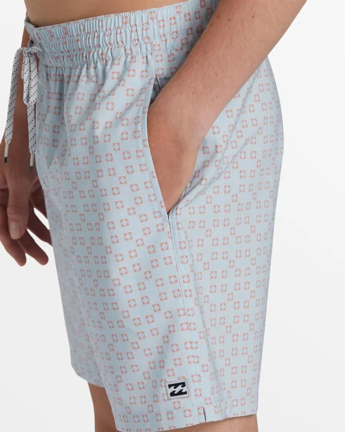 Billabong Short Length 16034 8211 175034 Sundays Layback 17034 Swim Trunks Ash Blue 8211 Men Billabong Short Length 16034 8211 175034 Sundays Layback 17034 Swim Trunks Ash Blue 8211 Men