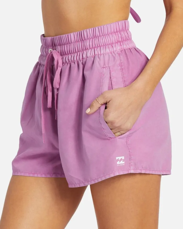 Billabong Sol Searcher Swim Sol Searcher New Elastic Waist Swim Trunks Lush Lilac 8211 Women