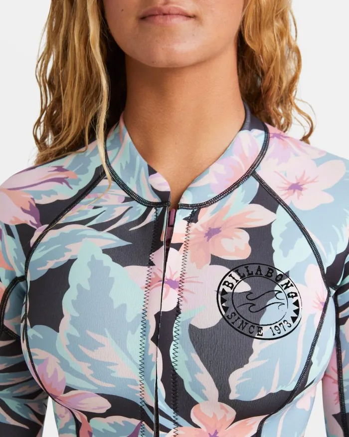 Billabong Springsuits 22mm Salty Dayz Natural Upcycler Front Zip Long Sleeve Springsuit Nights In Paradise 8211 Women Billabong Springsuits 22mm Salty Dayz Natural Upcycler Front Zip Long Sleeve Springsuit Nights In Paradise 8211 Women