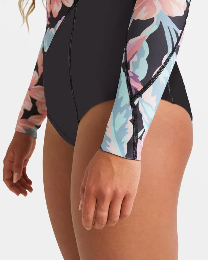 Billabong Springsuits 22mm Salty Dayz Natural Upcycler Front Zip Long Sleeve Springsuit Nights In Paradise 8211 Women Billabong Springsuits 22mm Salty Dayz Natural Upcycler Front Zip Long Sleeve Springsuit Nights In Paradise 8211 Women