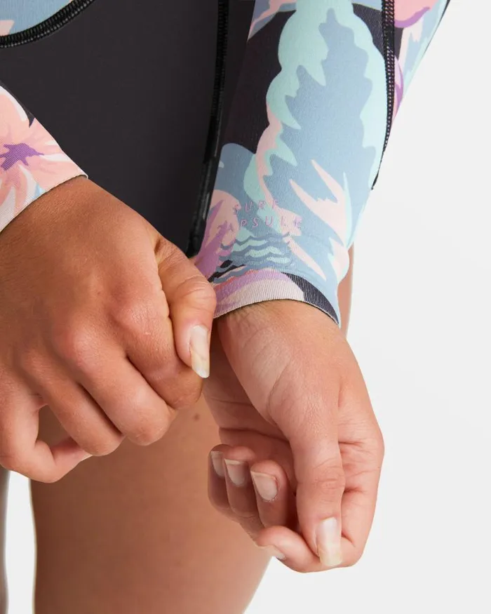 Billabong Springsuits 22mm Salty Dayz Natural Upcycler Front Zip Long Sleeve Springsuit Nights In Paradise 8211 Women Billabong Springsuits 22mm Salty Dayz Natural Upcycler Front Zip Long Sleeve Springsuit Nights In Paradise 8211 Women
