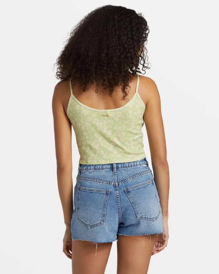 Billabong Tops Aloe Cropped Tank Top Willow 8211 Women Billabong Tops Aloe Cropped Tank Top Willow 8211 Women