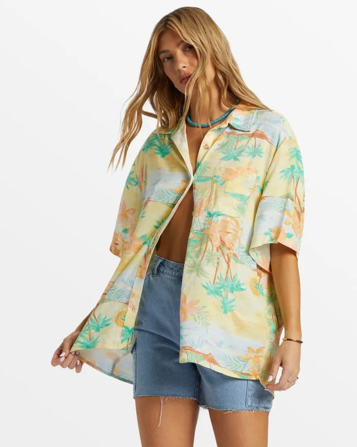 Billabong Tops On Vacation Shirt Multi 8211 Women Billabong Tops On Vacation Shirt Multi 8211 Women