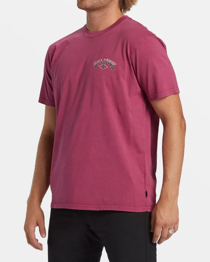 Billabong Wave Washed Essentials Arch Wash TShirt Jam 8211 Men Billabong Wave Washed Essentials Arch Wash TShirt Jam 8211 Men