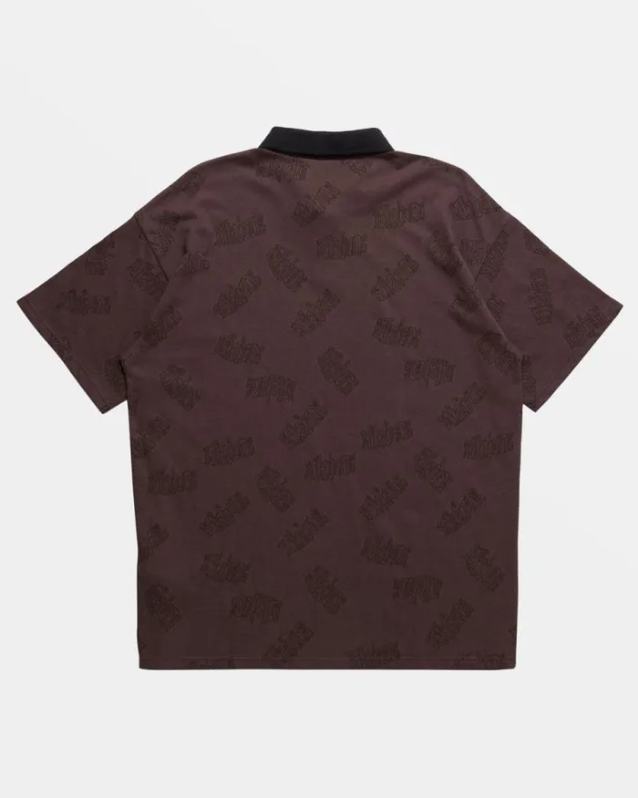 Billabong Wave Washed Essentials Shibuya Short Sleeve Polo Tshirt Plum 8211 Men Billabong Wave Washed Essentials Shibuya Short Sleeve Polo Tshirt Plum 8211 Men