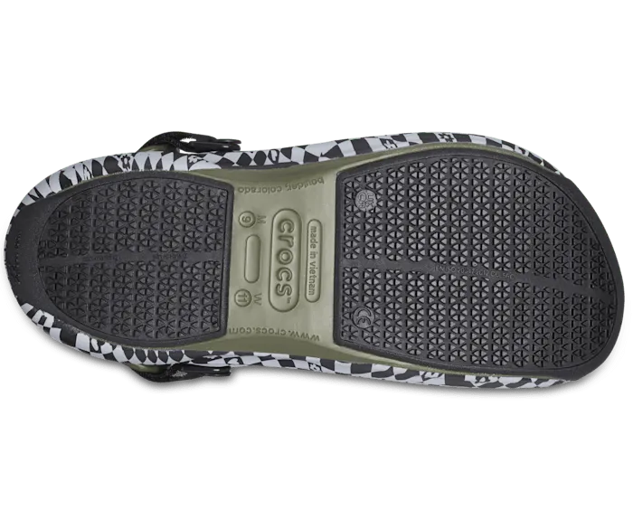 Bistro Pro LiteRide Graphic Clog Black White Men Crocs Clogs