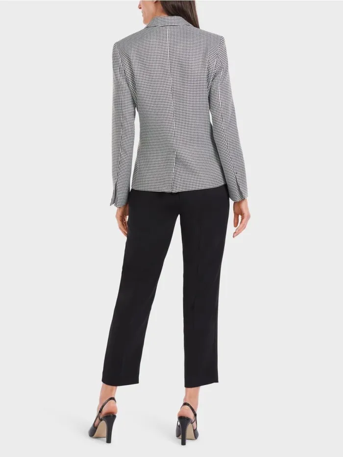 Blazer Damen Marc Cain Blazer Mit HahnentrittKaro White And Black