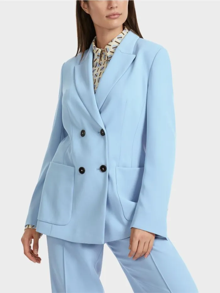 Blazer Damen Marc Cain Langer Blazer Dark Summer Sky