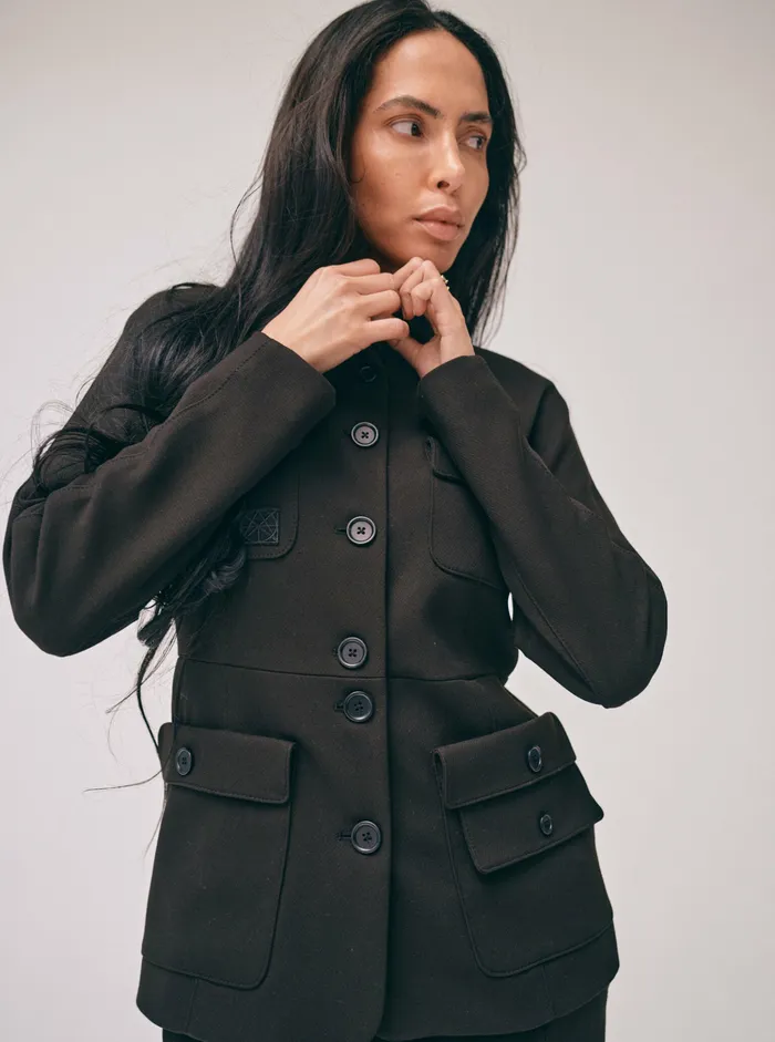 Blazers MOS MOSH Women MMHCheer Salvation Blazer 8211 HEYANNO Black