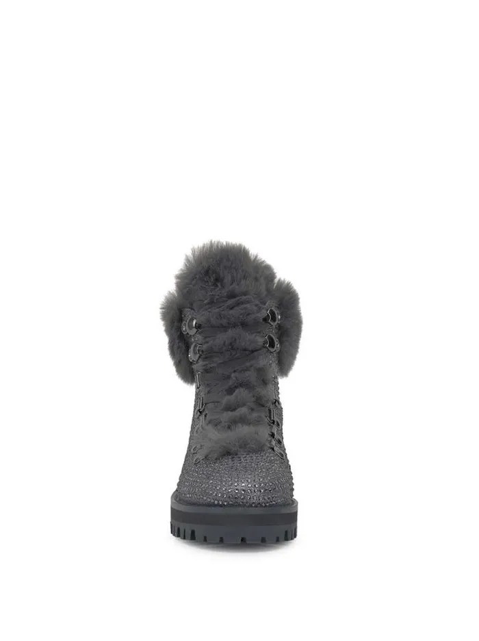 Boots and Booties Shoes Jessica Simpson Norina Combat Bootie In Pewter